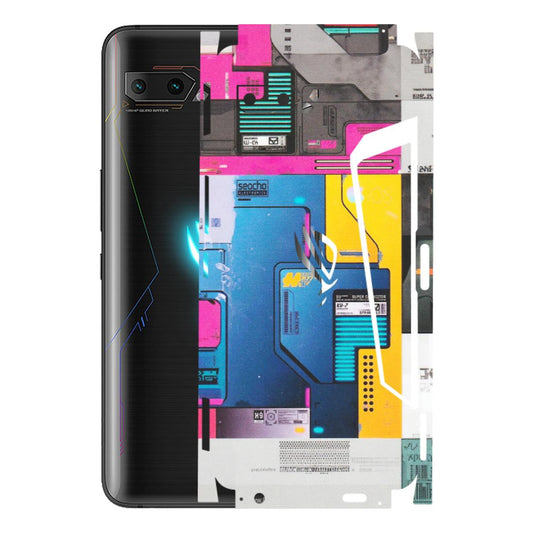ASUS Phone Skins (All Models) - Colourfull Motherboard Internals - Matte Finish (M-55) Asus ROG Phone 2