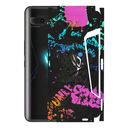 ASUS Phone Skins (All Models) - Majestic Black Vibes - Matte Finish (M-62) Asus ROG Phone 2