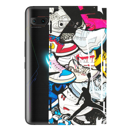 ASUS Phone Skins (All Models) - Jordan Sneakers Fan - Matte Finish (M-80) Asus ROG Phone 2