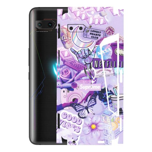ASUS Phone Skins (All Models) - Supreme Purple Magic - Matte Finish (M-88) Asus ROG Phone 2