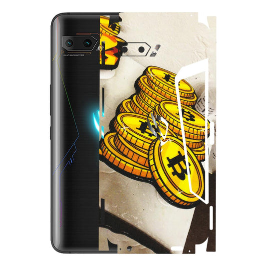ASUS Phone Skins (All Models) - Billionaire Bitcoin Collection - Matte Finish (M-92) Asus ROG Phone 2