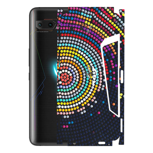 ASUS Phone Skins (All Models) - Rainbow Dot Mandala - Matte Finish (M-97) Asus ROG Phone 2