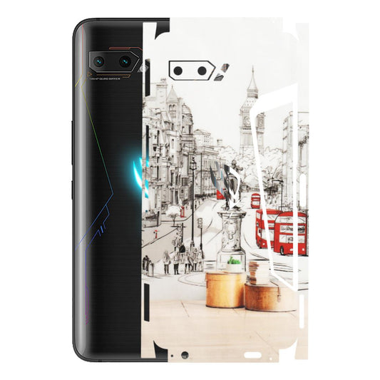 ASUS Phone Skins (All Models) - London Street - Transparent Finish (T-02) Asus ROG Phone 2