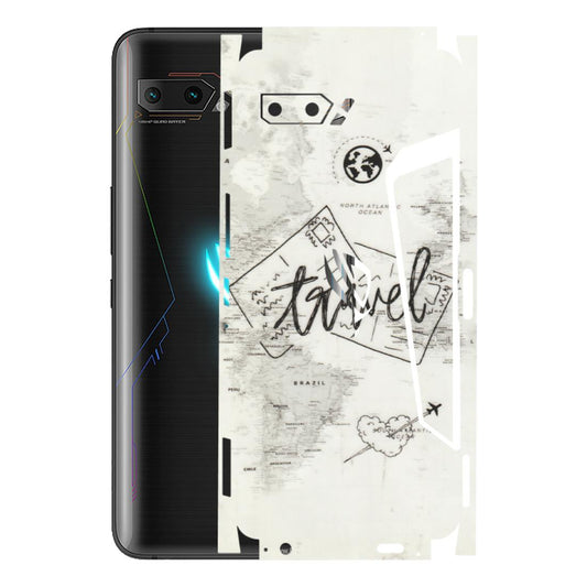 ASUS Phone Skins (All Models) - Travel Ticket - Transparent Finish (T-06) Asus ROG Phone 2
