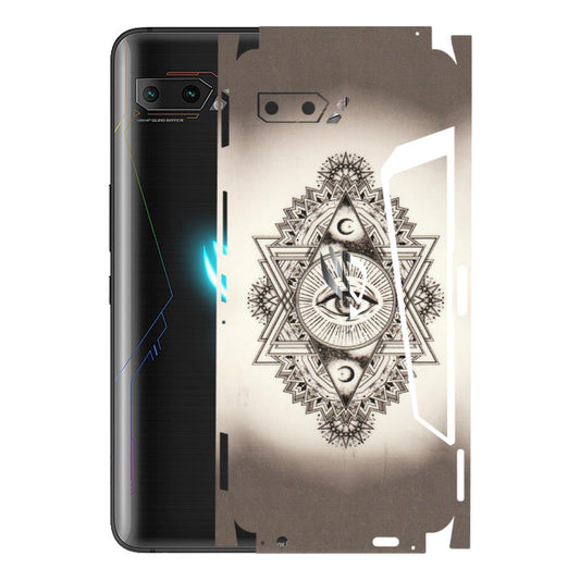 ASUS Phone Skins (All Models) - Illuminati Great Eye - Transparent Finish (T-14) Asus ROG Phone 2