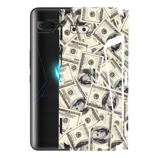 ASUS Phone Skins (All Models) - Dollar Lover - Transparent Finish (T-17) Asus ROG Phone 2