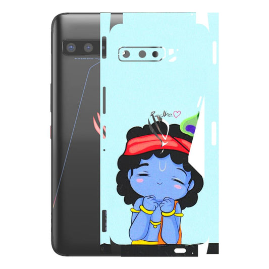 ASUS Phone Skins (All Models) - Radhe Radhe Cute Toon - 3D Embossed Finish (L-05) Asus ROG Phone 3