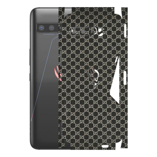 ASUS Phone Skins (All Models) - Black G Print - 3D Embossed Finish (L-109) Asus ROG Phone 3