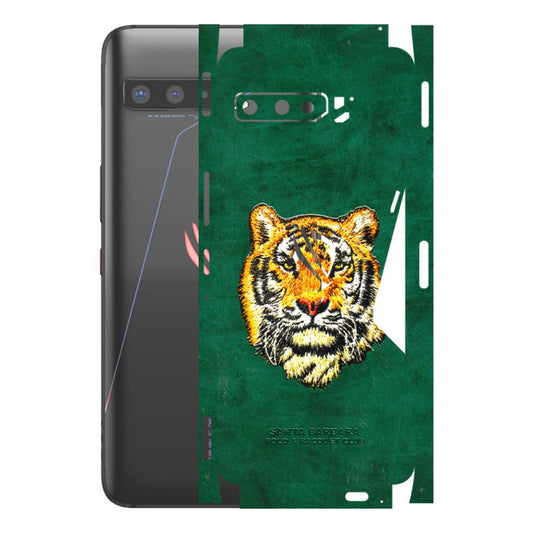 ASUS Phone Skins (All Models) - Leather Feel Tiger - 3D Embossed Finish (L-111) Asus ROG Phone 3