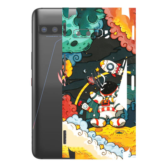 ASUS Phone Skins (All Models) - Astronauts & Spaceship - 3D Embossed Finish (L-145) Asus ROG Phone 3