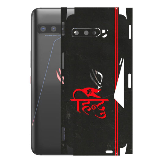 ASUS Phone Skins (All Models) - Hindu Black - 3D Embossed Finish (L-153) Asus ROG Phone 3