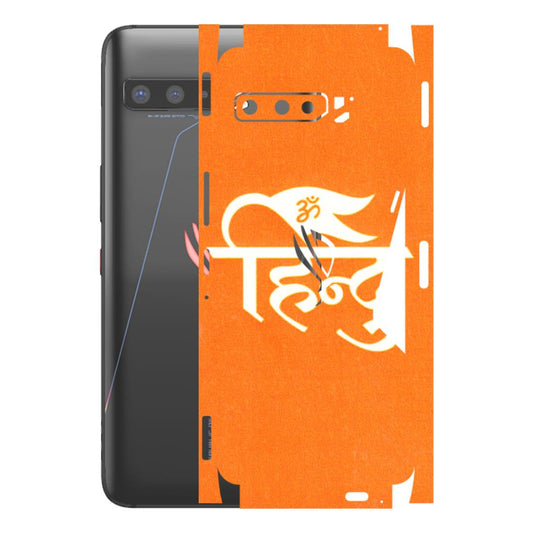 ASUS Phone Skins (All Models) - Hindu Kesari - 3D Embossed Finish (L-154) Asus ROG Phone 3