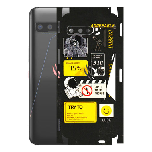 ASUS Phone Skins (All Models) - Black Cassini - 3D Embossed Finish (L-161) Asus ROG Phone 3
