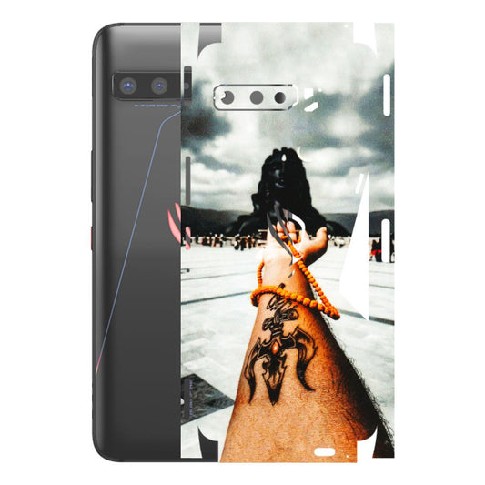 ASUS Phone Skins (All Models) - Jai Adiyogi Mahakaal - 3D Embossed Finish (L-164) Asus ROG Phone 3