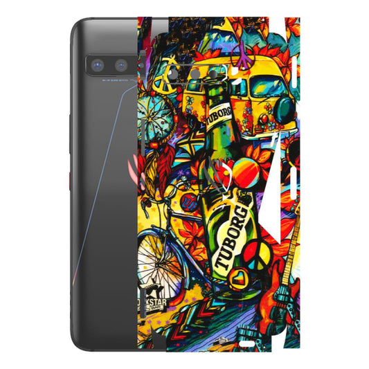 ASUS Phone Skins (All Models) - Cool Beer Bottle - 3D Embossed Finish (L-193) Asus ROG Phone 3