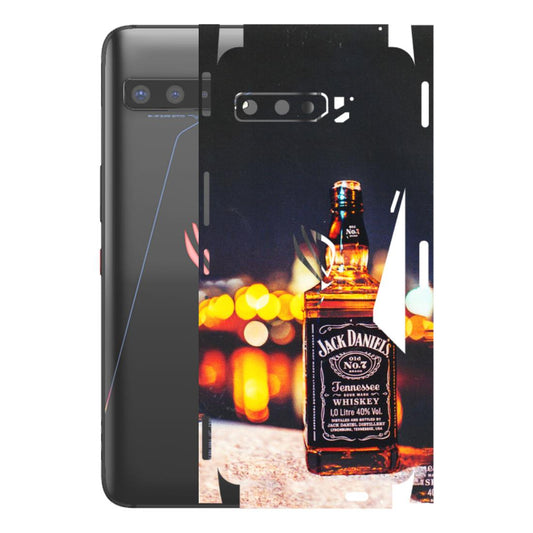 ASUS Phone Skins (All Models) - JD Whiskey Bottle - 3D Embossed Finish (L-20) Asus ROG Phone 3