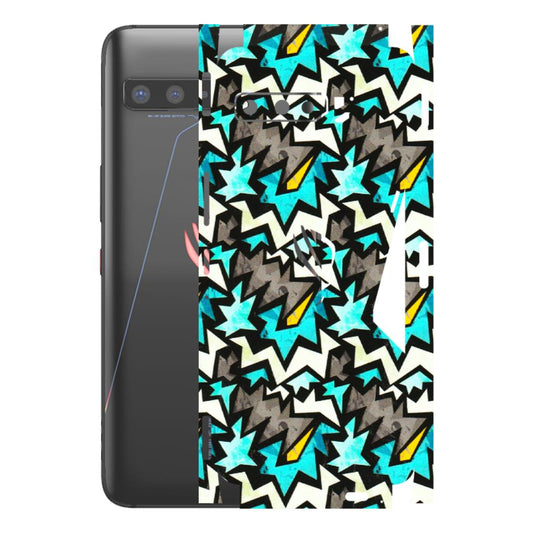ASUS Phone Skins (All Models) - Funky Zig Zag - 3D Embossed Finish (L-223) Asus ROG Phone 3