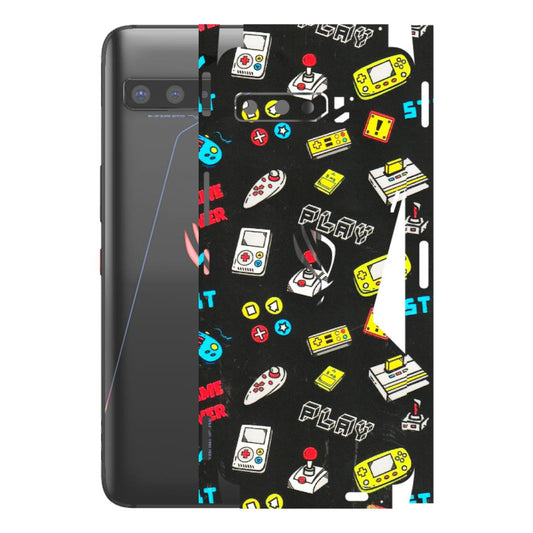 ASUS Phone Skins (All Models) - Gaming Doodles - 3D Embossed Finish (L-224) Asus ROG Phone 3
