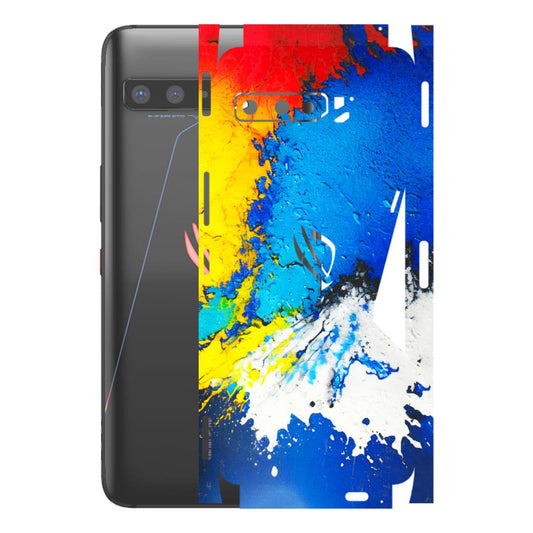 ASUS Phone Skins (All Models) - Acrylic Paint Spill - 3D Embossed Finish (L-229) Asus ROG Phone 3