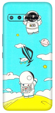 ASUS Phone Skins (All Models) - Blue Skies Astro Float - 3D Embossed Finish (L-230) Asus ROG Phone 3