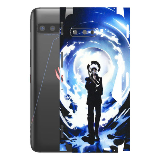 ASUS Phone Skins (All Models) - Satoru Gojo Dark Blue - 3D Embossed Finish (L-235) Asus ROG Phone 3