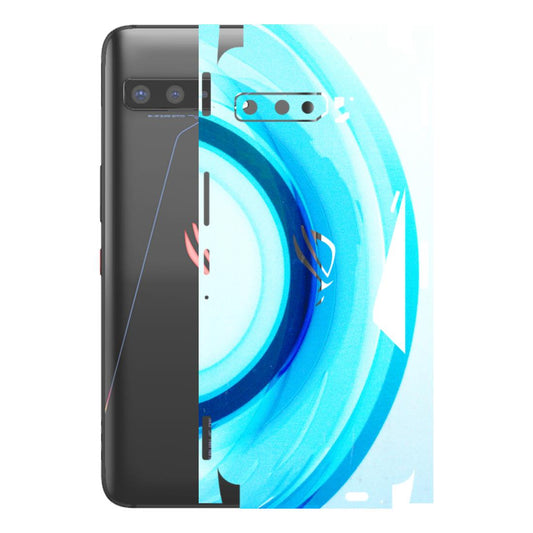 ASUS Phone Skins (All Models) - The Blue Curve - 3D Embossed Finish (L-244) Asus ROG Phone 3