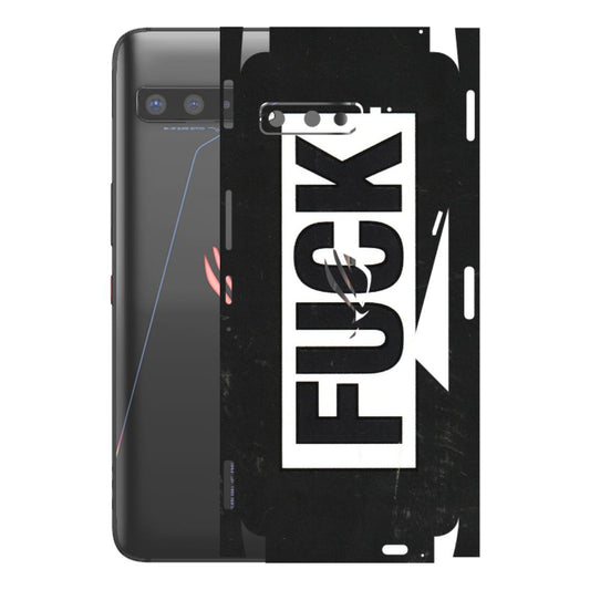 ASUS Phone Skins (All Models) - The F Word - 3D Embossed Finish (L-255) Asus ROG Phone 3
