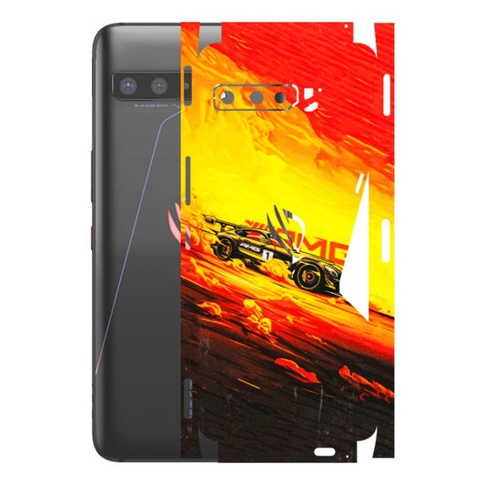 ASUS Phone Skins (All Models) - AMG Car Speed Cover - 3D Embossed Finish (L-256) Asus ROG Phone 3
