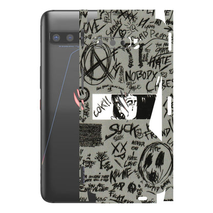 ASUS Phone Skins (All Models) - Never Have Love Anime - 3D Embossed Finish (L-260) Asus ROG Phone 3