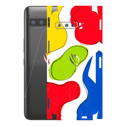 ASUS Phone Skins (All Models) - RGB Colour Paint - 3D Embossed Finish (L-284) Asus ROG Phone 3