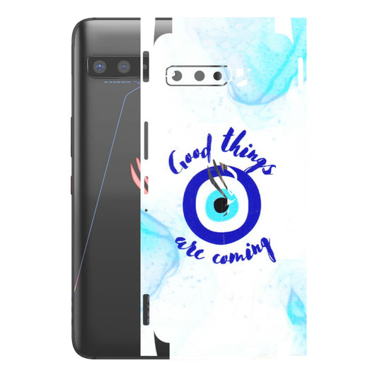 ASUS Phone Skins (All Models) - Evil Eye Good Things Are Coming - 3D Embossed Finish (L-322) Asus ROG Phone 3