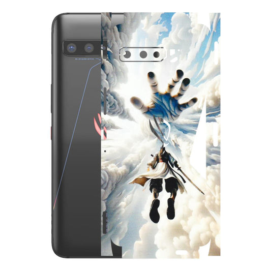 ASUS Phone Skins (All Models) - Big Hand With Monkey King - 3D Embossed Finish (L-323) Asus ROG Phone 3