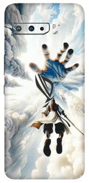 ASUS Phone Skins (All Models) - Big Hand With Monkey King - 3D Embossed Finish (L-323) Asus ROG Phone 3