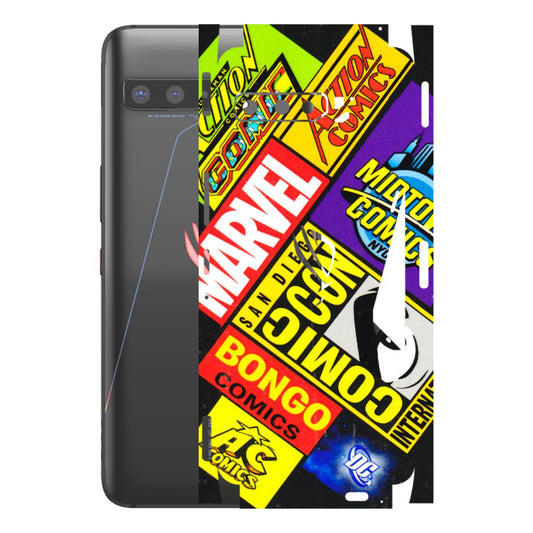 ASUS Phone Skins (All Models) - Bongo Comic Con - 3D Embossed Finish (L-325) Asus ROG Phone 3