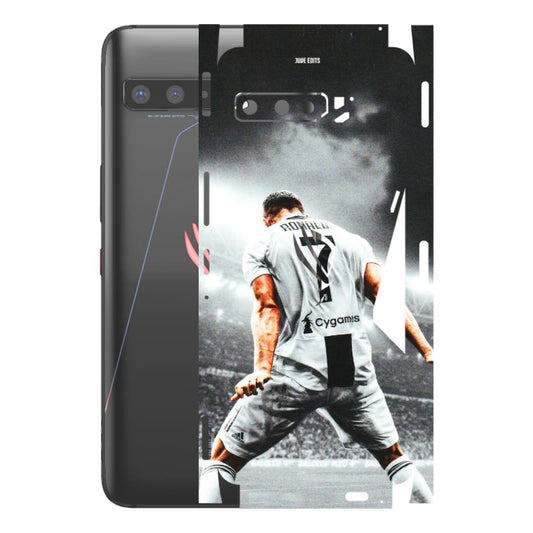 ASUS Phone Skins (All Models) - Ronaldo CR7 Crazy - 3D Embossed Finish (L-44) Asus ROG Phone 3