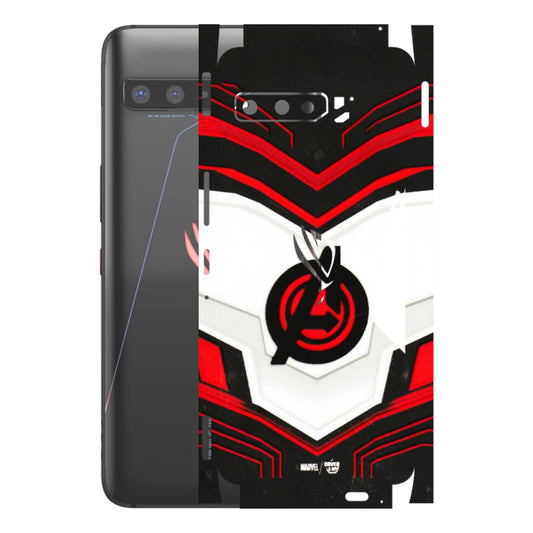 ASUS Phone Skins (All Models) - Avengers Logo - 3D Embossed Finish (L-55) Asus ROG Phone 3