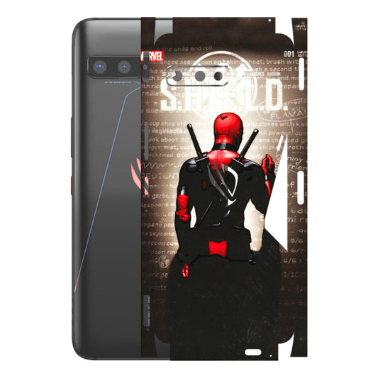 ASUS Phone Skins (All Models) - Deadpool - 3D Embossed Finish (L-56) Asus ROG Phone 3
