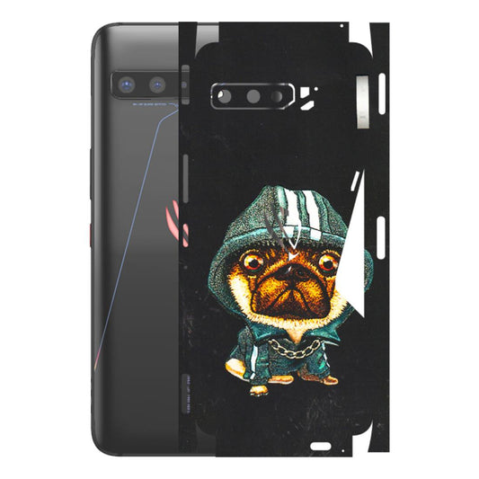 ASUS Phone Skins (All Models) - Puppy N Hoodie - 3D Embossed Finish (L-90) Asus ROG Phone 3