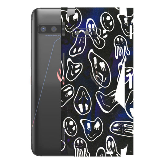 ASUS Phone Skins (All Models) - Distorted Smileys - 3D Embossed Finish (L-92) Asus ROG Phone 3