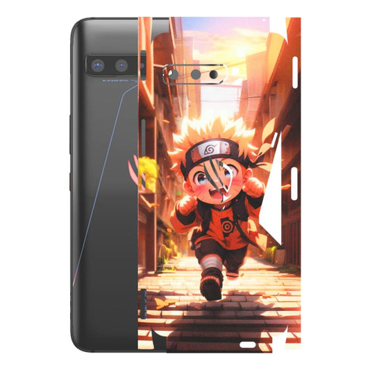 ASUS Phone Skins (All Models) - Naruto Cute Toon Running - Matte Finish (M-04) Asus ROG Phone 3