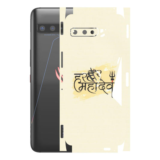 ASUS Phone Skins (All Models) - Har Har Mahadev - Matte Finish (M-10) Asus ROG Phone 3