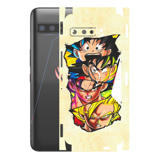 ASUS Phone Skins (All Models) - Angry Multi Anime - Matte Finish (M-113) Asus ROG Phone 3
