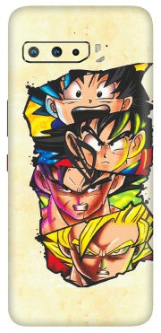 ASUS Phone Skins (All Models) - Angry Multi Anime - Matte Finish (M-113) Asus ROG Phone 3