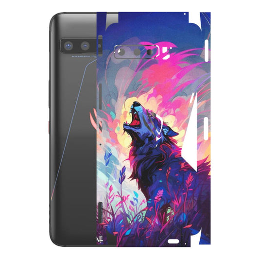 ASUS Phone Skins (All Models) - New Wild Wolf Abstract - Matte Finish (M-125) Asus ROG Phone 3