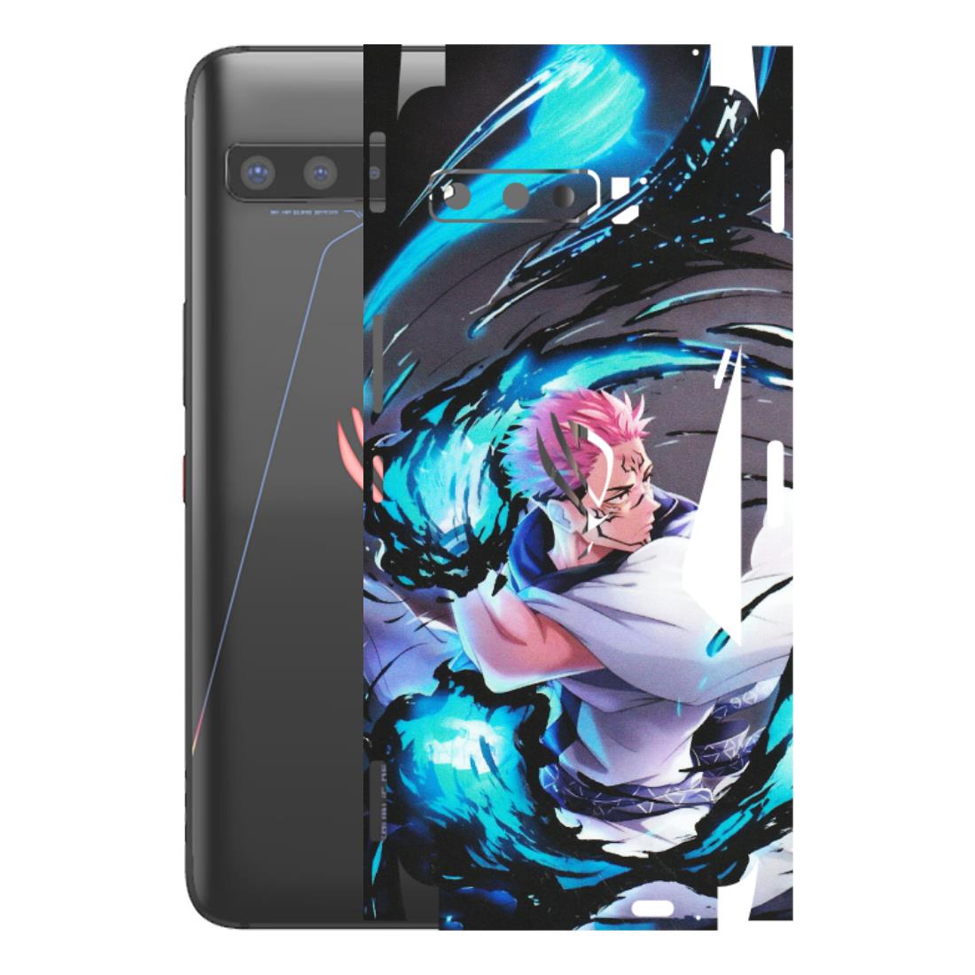 ASUS Phone Skins (All Models) - New Jujutsu Kaisen Grey Blue Anime - Matte Finish (M-127) Asus ROG Phone 3
