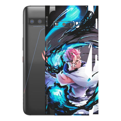 ASUS Phone Skins (All Models) - New Jujutsu Kaisen Grey Blue Anime - Matte Finish (M-127) Asus ROG Phone 3
