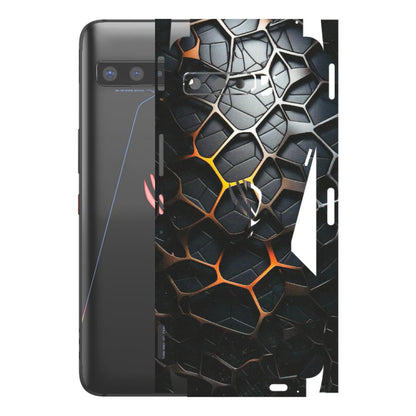 ASUS Phone Skins (All Models) - New Abstract Graphite Tiles - Matte Finish (M-130) Asus ROG Phone 3