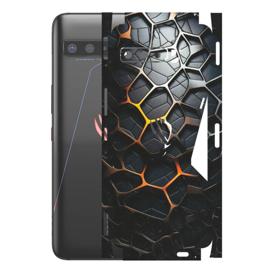 ASUS Phone Skins (All Models) - New Abstract Graphite Tiles - Matte Finish (M-130) Asus ROG Phone 3