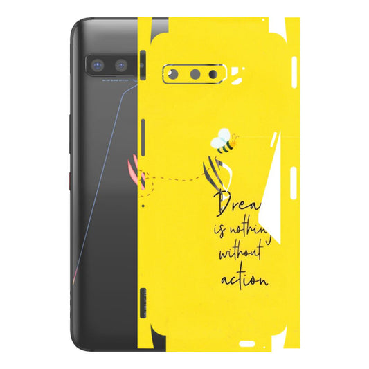 ASUS Phone Skins (All Models) - Dream Is Nothing Without Action - Matte Finish (M-138) Asus ROG Phone 3