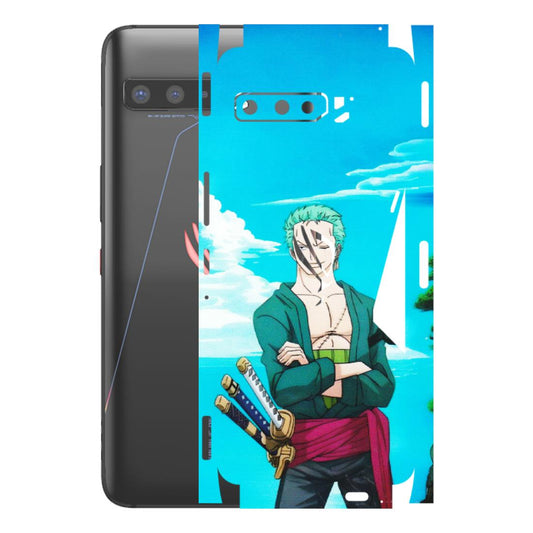 ASUS Phone Skins (All Models) - Cool Swordman Zoro Anime - Matte Finish (M-143) Asus ROG Phone 3